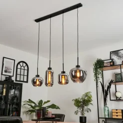 hofstein Suspension Talok Fumé, 4 lumières