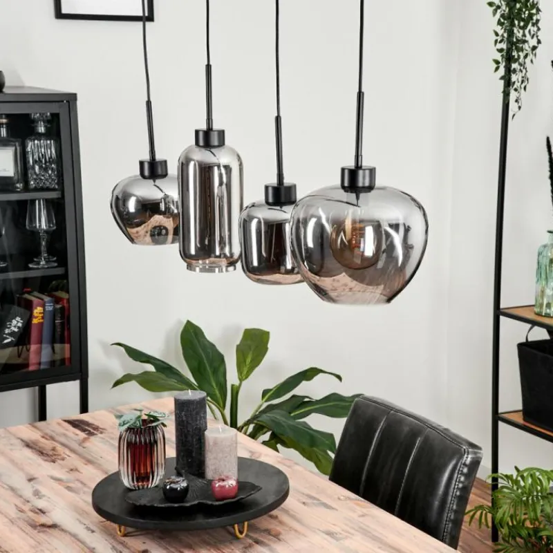 hofstein Suspension Talok Fumé, 4 lumières