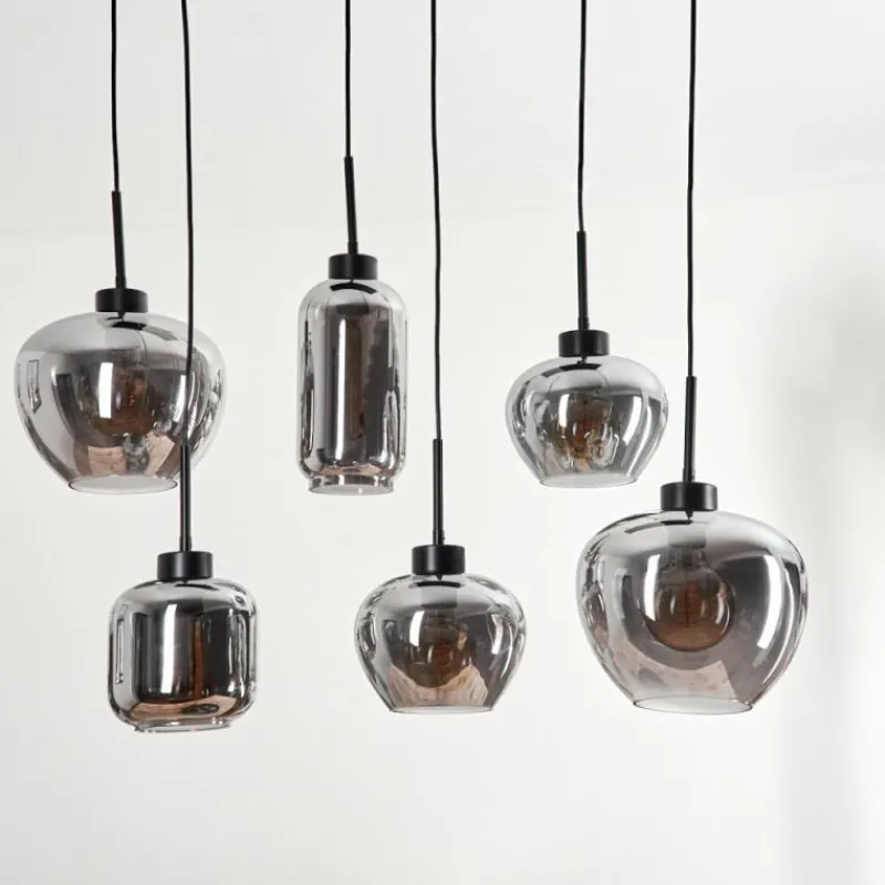 hofstein Suspension Talok Fumé, 6 lumières
