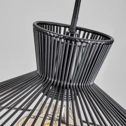 Lampes Industrielles-hofstein Suspension Tamins Noir, 1 lumière