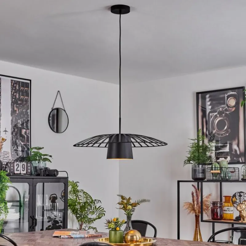 hofstein Suspension Tanakou Noir, 1 lumière* Suspensions