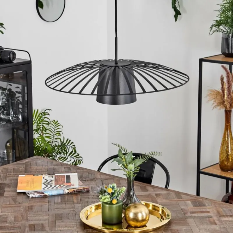 hofstein Suspension Tanakou Noir, 1 lumière* Suspensions