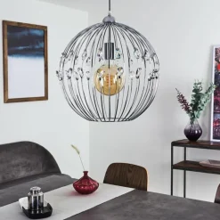 Lampes À Boules-hofstein Suspension Tawasu Chrome, 1 lumière