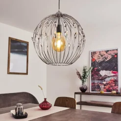 Lampes À Boules-hofstein Suspension Tawasu Chrome, 1 lumière