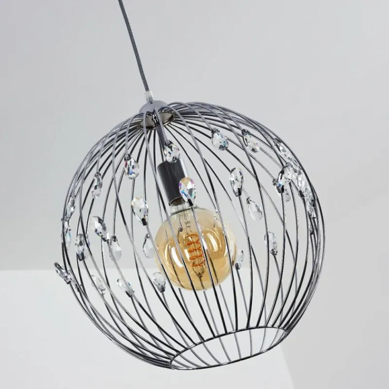 Lampes À Boules-hofstein Suspension Tawasu Chrome, 1 lumière