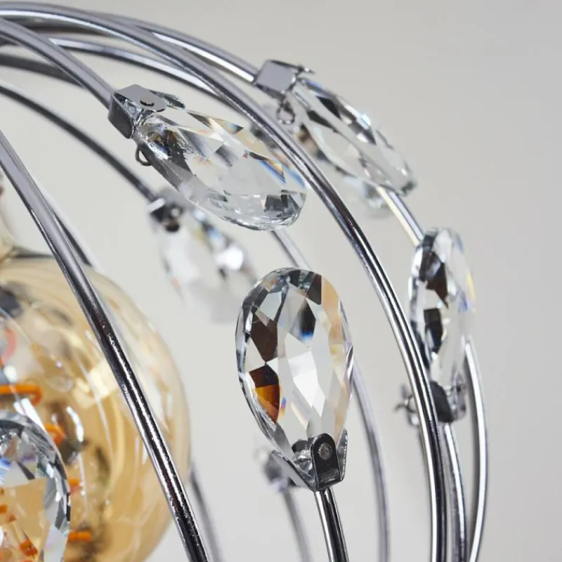 Luminaires Scandinaves-hofstein Suspension Tawasu Chrome, 4 lumières