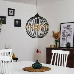 Lampes À Boules-hofstein Suspension Tawasu Noir, 1 lumière