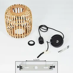 Style Boho-Chic-hofstein Suspension Teheran Noir, 1 lumière