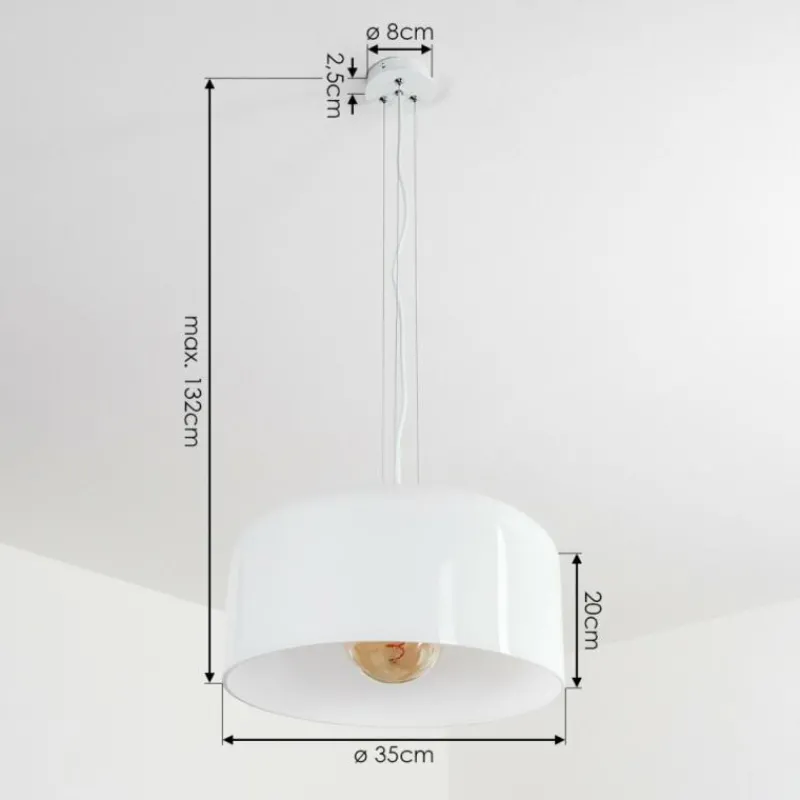 hofstein Suspension Tembotalo Blanc, 1 lumière