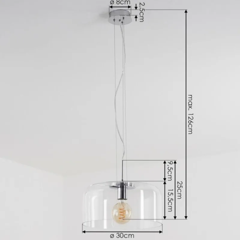 hofstein Suspension Tembotalo Chrome, 1 lumière