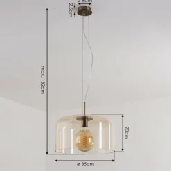 hofstein Suspension Tembotalo Laiton, 1 lumière