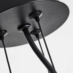 Suspension Verre Fumé-hofstein Suspension Tembotalo Noir, 1 lumière