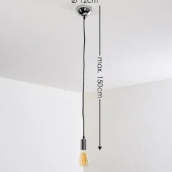 Luminaires Rustiques-hofstein Suspension Tenna Chrome, 1 lumière