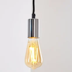 Luminaires Rustiques-hofstein Suspension Tenna Chrome, 1 lumière