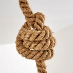 Luminaires Scandinaves-hofstein Suspension Tenna Kordel Vieux laiton, Brun, 1 lumière