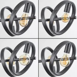 hofstein Suspension Theareabarivat Anthracite, 6 lumières* Suspensions