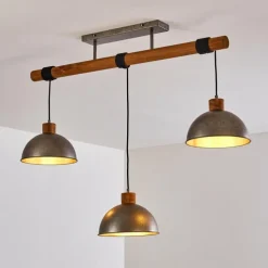 Luminaires Rustiques-hofstein Suspension Tholen Brun, 3 lumières
