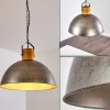 Luminaires Rustiques-hofstein Suspension Tholen Brun, Argenté, 1 lumière