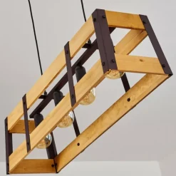 Lampes Vintages & Rétros-hofstein Suspension Tiflis Noir, 4 lumières