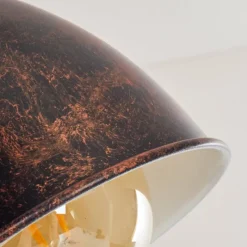 Luminaires Rustiques-hofstein Suspension Timola Beige, Brun foncé, 7 lumières