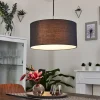 Lampes En Tissu-hofstein Suspension Tise Argenté, 1 lumière