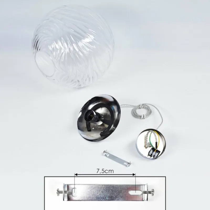 hofstein Suspension Tomboul Chrome, 1 lumière