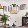 Style Boho-Chic-hofstein Suspension Tomu Noir, 1 lumière