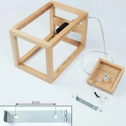 Style Boho-Chic-hofstein Suspension Torreglia Bois clair, 1 lumière