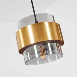 hofstein Suspension Traak Noir, 1 lumière