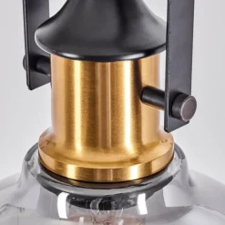 Suspension Verre Fumé-hofstein Suspension Trejos Noir, 3 lumières