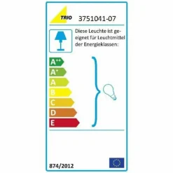 Luminaires Trio Suspension Trio 3751 Acier inoxydable, Nickel mat, 4 lumières