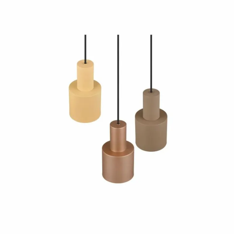 Luminaires Trio Suspension Trio AGUDO Noir, 3 lumières* Suspensions