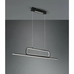 Luminaires Trio Suspension Trio Aick LED Noir, 1 lumière* Suspensions