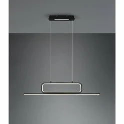 Luminaires Trio Suspension Trio Aick LED Noir, 1 lumière* Suspensions
