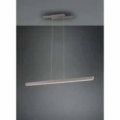 Luminaires Trio Suspension Trio Belfast LED Nickel mat, 1 lumière* Suspensions