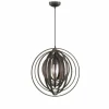 Luminaires Rustiques-Luminaires Trio Suspension Trio BOOLAN Brun, 1 lumière