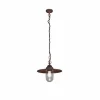 Lampes Vintages & Rétros-Luminaires Trio Suspension Trio Brenta Rouille, 1 lumière