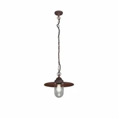 Lampes Vintages & Rétros-Luminaires Trio Suspension Trio Brenta Rouille, 1 lumière