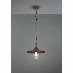 Lampes Vintages & Rétros-Luminaires Trio Suspension Trio Brenta Rouille, 1 lumière