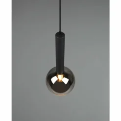 Luminaires Trio Suspension Trio Clayton Noir, 1 lumière* Suspensions