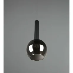 Luminaires Trio Suspension Trio Clayton Noir, 1 lumière* Suspensions
