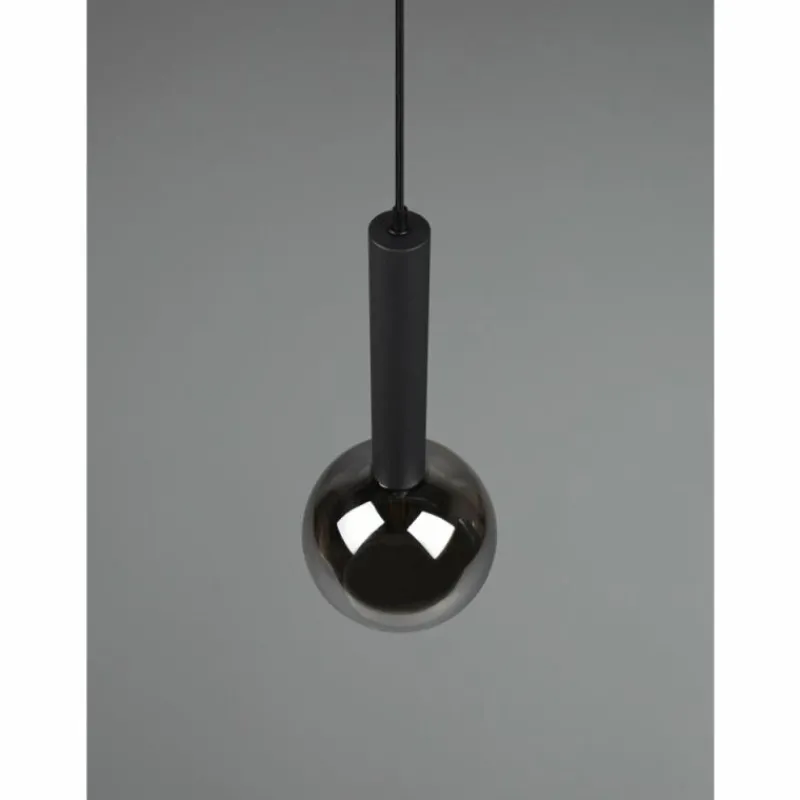 Luminaires Trio Suspension Trio Clayton Noir, 1 lumière* Suspensions