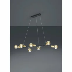 Lampes À Boules-Luminaires Trio Suspension Trio CROSS Noir, 7 lumières