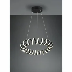 Luminaires Trio Suspension Trio Curl LED Noir, 1 lumière* Suspensions