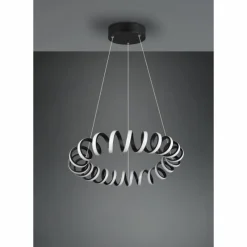 Luminaires Trio Suspension Trio Curl LED Noir, 1 lumière* Suspensions