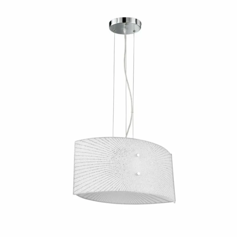 Luminaires Trio Suspension Trio Elisa Chrome, 2 lumières