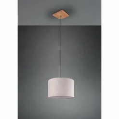 Lampes Vintages & Rétros-Luminaires Trio Suspension Trio Elmau Brun foncé, Nickel mat, 1 lumière