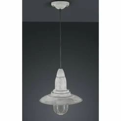 Lampes Industrielles-Luminaires Trio Suspension Trio FISHERMAN Gris, 1 lumière