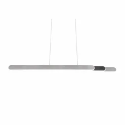 Luminaires Trio Suspension Trio Helios LED Aluminium brossé, 1 lumière* Éclairage Led