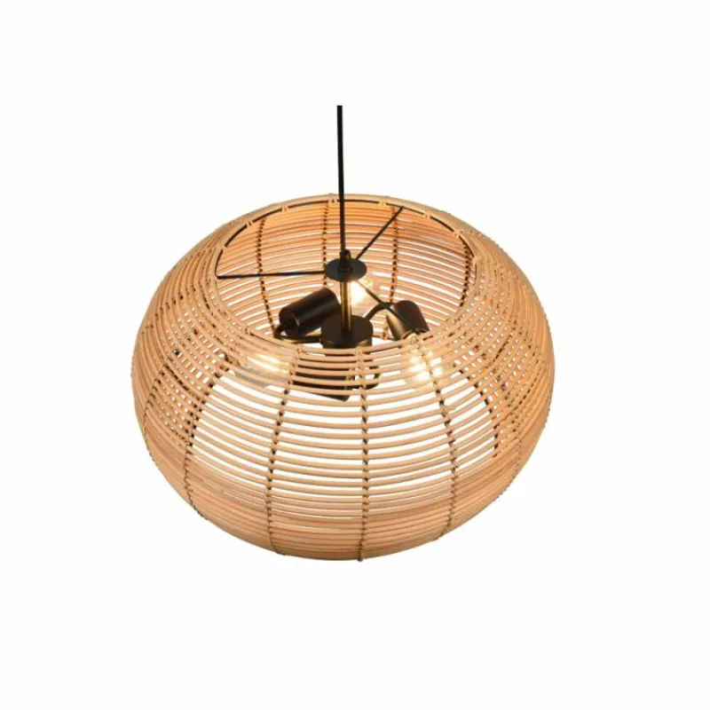 Luminaires Trio Suspension Trio Inga Noir, 3 lumières* Suspensions